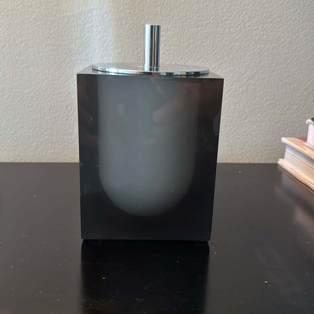 Jonathan Adler Hollywood Canister in smoke gray. Wonderful condition